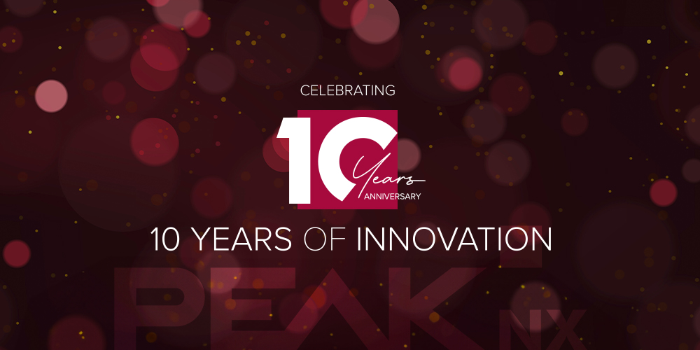 PEAKnx anniversaire de l'entreprise – Nous célébrons 10 années de succès