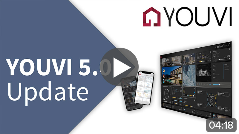 YOUVI Update 5.0: Neues Design, Apple HomeKit u.v.m.